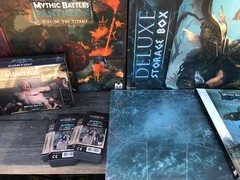 MYTHIC BATTLES: PANTHEON All-In TYPHON BUNDLE Game w/1.5 Upgrade Pack 2017 *NEW*