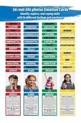 Social Emotional Learning Therapy Games for Kids, w/56 Emotion Cards, Connect…