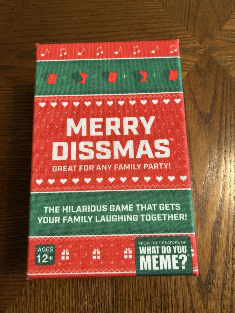 Merry Dissmas The Hilarious Family Holiday Party Game by What Do You Meme? NEW