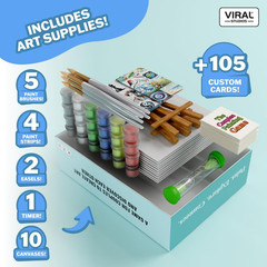 The Couples Painting Game – Date Night Card & Painting Kit | Fun DIY Activity wi