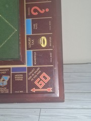 1991 Franklin Mint Deluxe Monopoly Collector’s Edition Wood Board Game