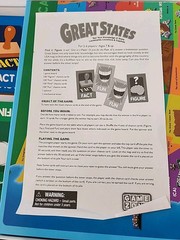 Great States Board Game By Game Zone Ages 7+ 2-6 Players