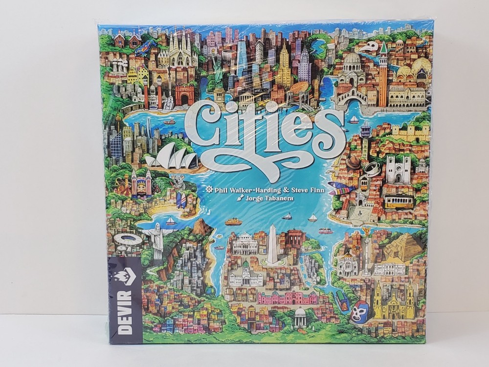 Cities Board Game City Building Strategy Game 2-4 Players