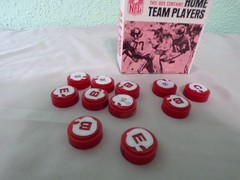 Vintage 1967 Ideal NFL All Pro Football Board Game home Team Player Pieces