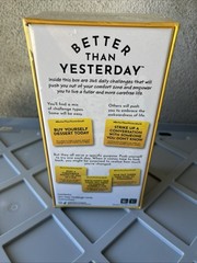 Better Than Yesterday Card Game Of 365 Daily Challenges 2022 Ages 16+ 1+Players