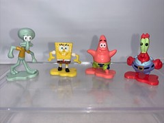 2005 Game of Life SpongeBob Squarepants Replacement Characters/Cake Toppers PIN1