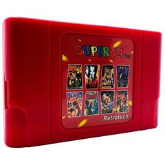 Retrotech Super 64 Plus 340 In 1 Multi Game Cartridge For Nintendo N64 Video …