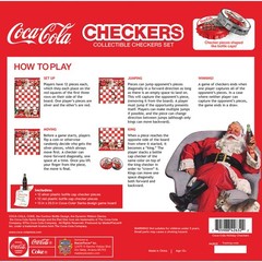 MasterPieces – Coca-Cola Holiday Checkers Board Game