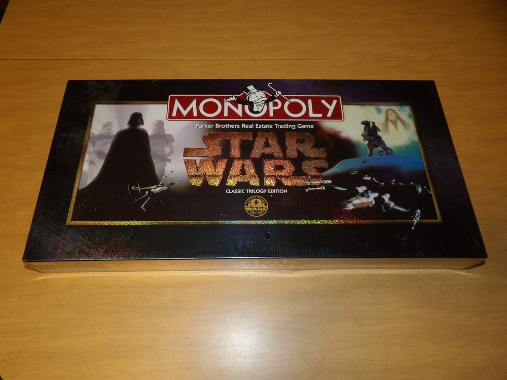 Parker Brothers 1997 Star Wars Monopoly Classic Trilogy Edition Board Game ~ NEW