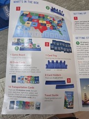 USAopoly 10 Days in The USA Family Road Trip Board Game Learn About US America