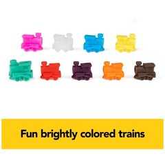 Spin Master Games Mexican Train Dominoes Set in Metal 1 unit, Multi Color