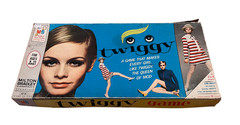 Twiggy Milton Bradley Board Game Vintage 1967- Missing 1 Game Piece and Die