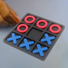 Tic-Tac-Toe Board Game Table Top Games for Kids and Adults 15 x 15cm