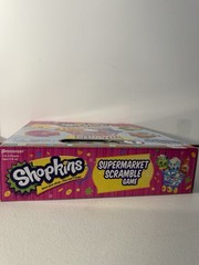 NEW Shopkins Supermarket Scramble Board Game Sealed 2 Exclusive Figures Pressman