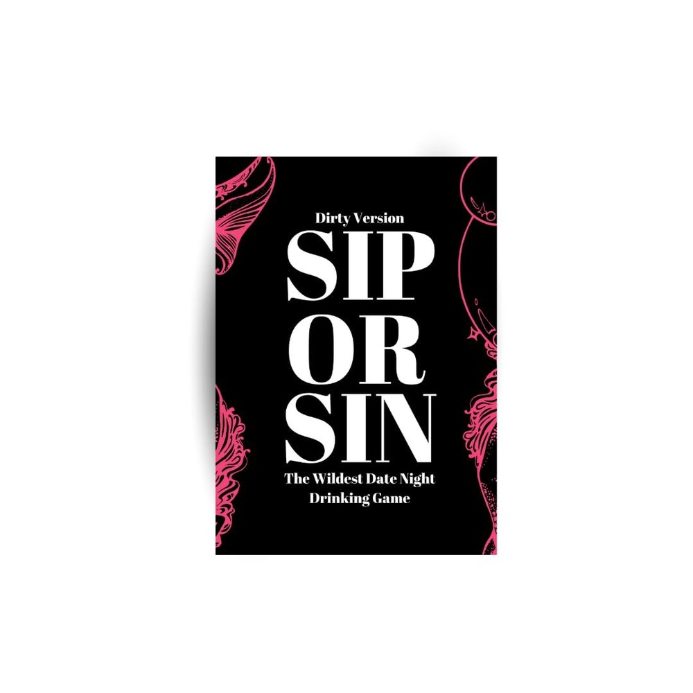 Sip or Sin Drinking Couple Game – Freaky Couples Game for Romantic Date Night, A