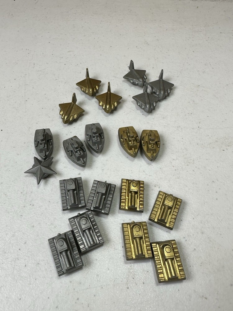 Transogram Strategic Command Game Metal PARTS/PIECES 1962