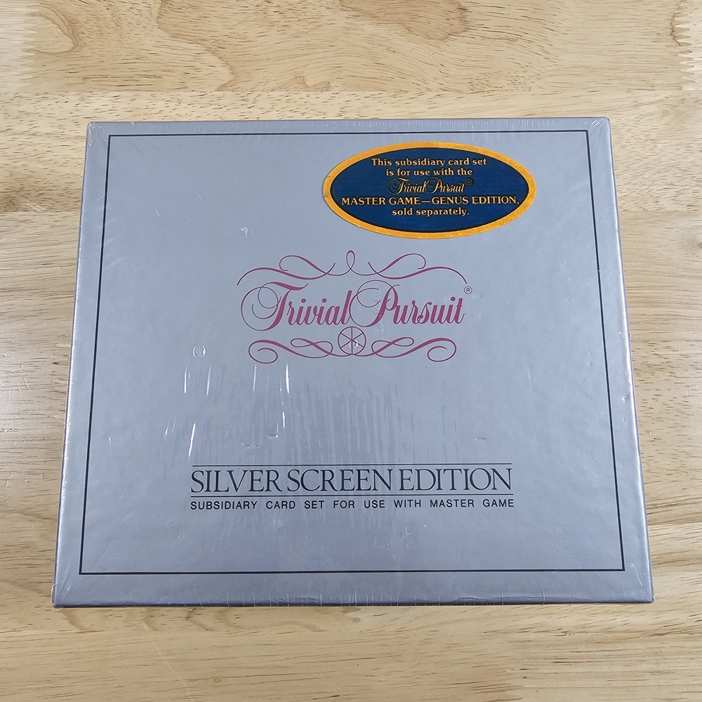 SEALED Trivial Pursuit silver screen edition movie board game extension vintage