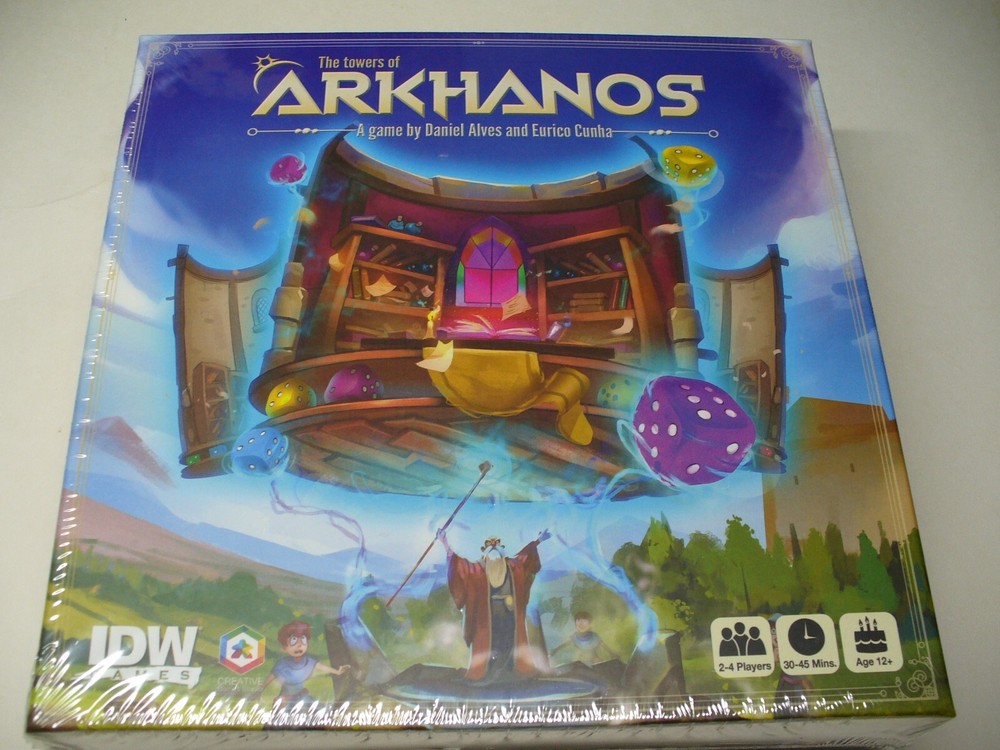 The Towers of Arkhanos – IDW Games – Daniel Alves, Eurico Cunha – Dice Placement