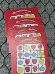 Vintage 1981 Stawberry Shortcake Game Basket Four “Berry” Fun Games Parker Bros