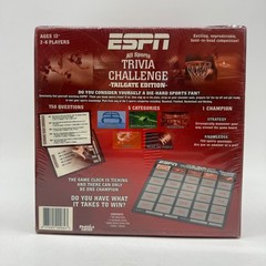 ESPN All Sports Trivia Challenge Tailgate Edition Red 750 Questions New