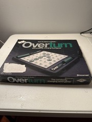 Vintage 1991 Pressman Overturn Word Board Game Family Fun Complete VGUC Unique
