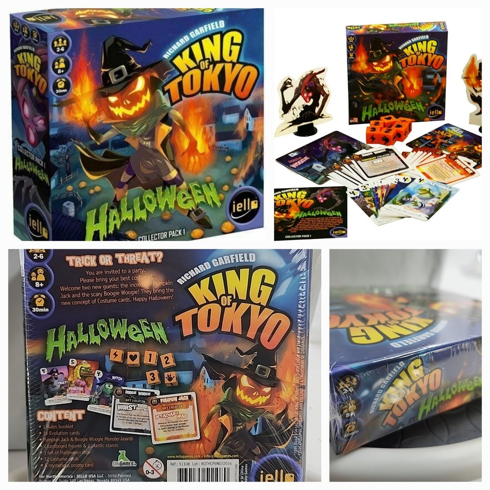 King of Tokyo Halloween Collector Pack 1 IELLO First Edition – NEW
