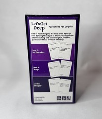Lets Get Deep Questions For Couples Game Card Game For Date Night