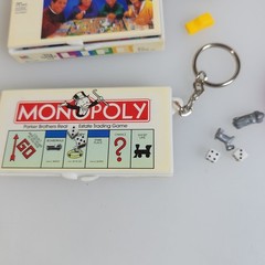 Lot of 4 Vintage Mini Board Game Keychains Hasbro 90’s – Various AS IS SEE Pics