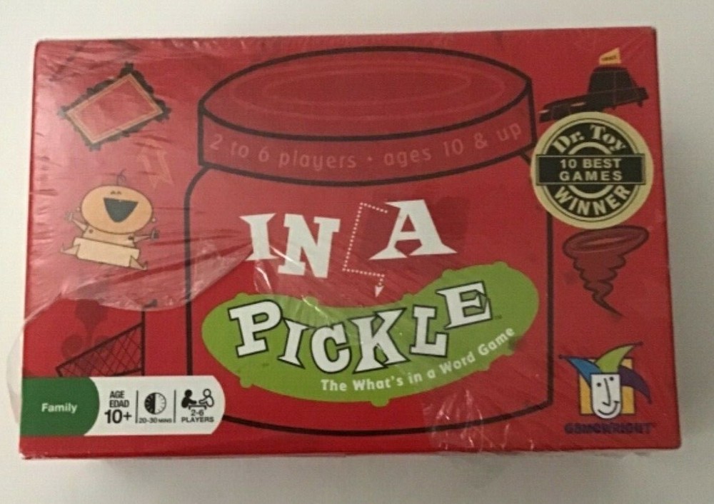 NEW In A Pickle Card Game Creative Thinking Family Fun Game For Kids & Adults