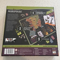 Mariposas Board Game From AEG New Created By Elizabeth Hargrave of Wingspan Fame