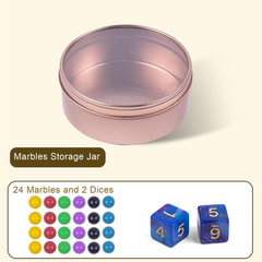 20 Inch Marble Board Game, Fast Track Wahoo Board Game,Double-Sided Wooden
