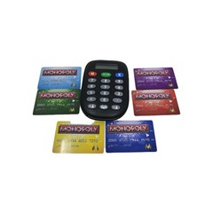 Monopoly Electronic Banking Credit Card Unit & 6 Cards 2011 Non Working