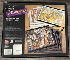 Scrutineyes The Board Game of Closer Looks Vintage 1992 UNUSED Pieces Complete
