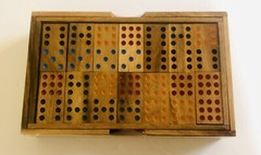 Monkey Pod Games Wooden Double 9 Domino Set- NEW/SEALED- Ages 6 years to Adult