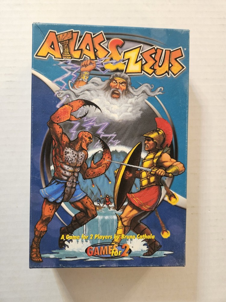 Atlas & Zeus Games for 2 Board Game COMPLETE