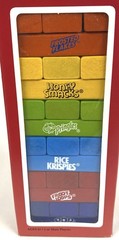 RARE NEW Kellogg’s 54 Edition 2013 Wood Jenga Fruit Loops Frosted Flakes