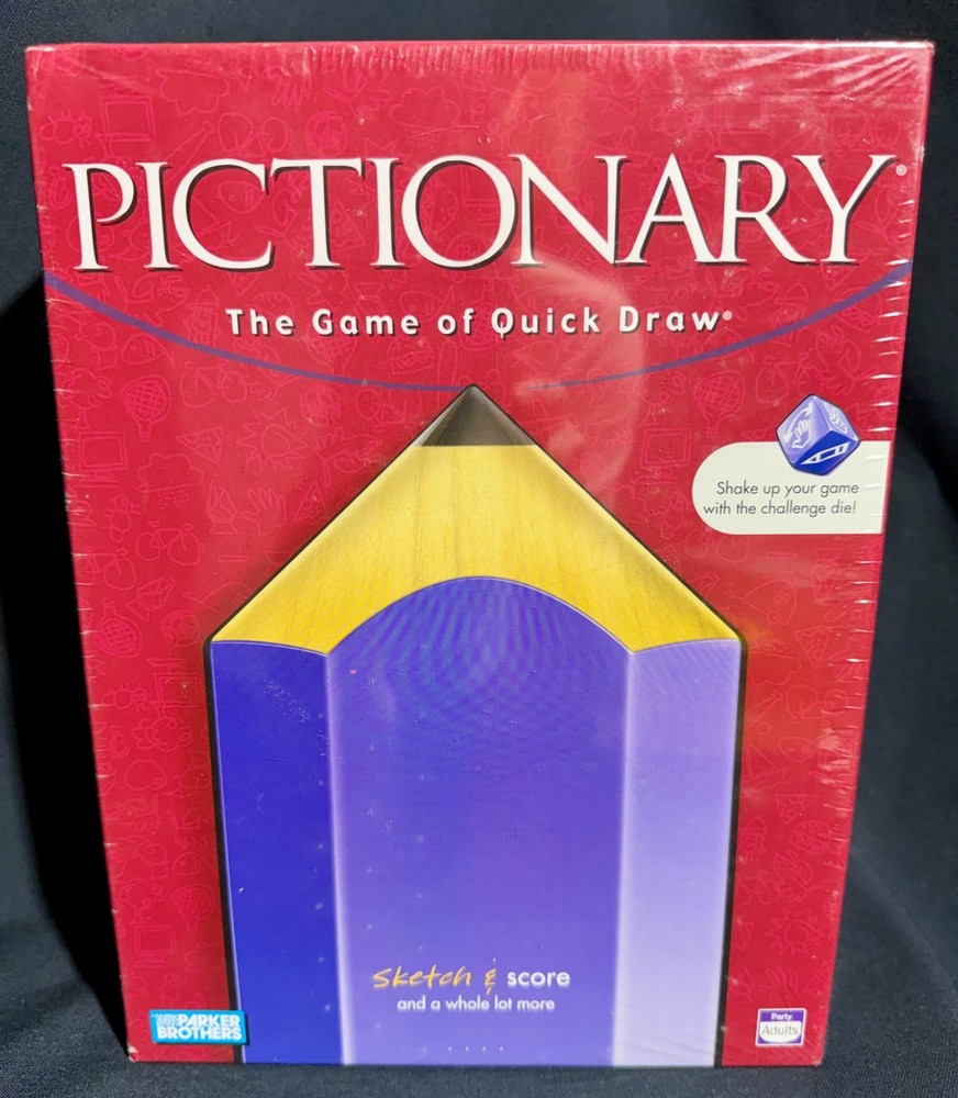 Pictionary 2007 Board Game of Quick Draw~SEALED!