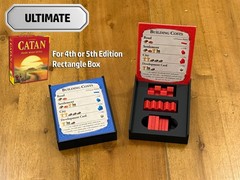 Catan Organizer (4th, 5th Edition) Base Game + 5-6 Player Expansion, 3D Printed