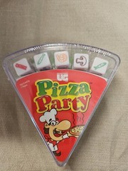 2013 Game of the Year Pizza Party Dice Game University Games Dicecapades Unique