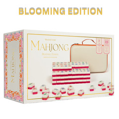 Maison Lude Cirquejong Mahjong Tiles 160 Tiles with Carrying Case Blooming!