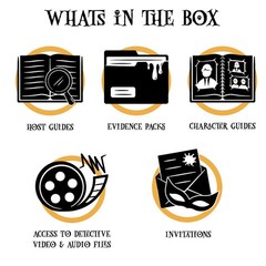 1920s Murder Mystery Dinner Party Game – Roaring 20s Speakeasy Whodunnit for 4-2