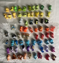 Gogo’s Crazy Bones Lot of 70 Figurine Toys Miniatures