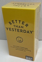Better Than Yesterday 365 Daily Challenges Card Game For 1+ Players NEW/SEALED