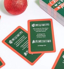 Gift Republic Christmas Music Trivia Card Game 100 Questions Family Party Quiz
