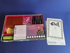Leder Games Oath: Chronicles of Empire & Exile Board Game with Sleeves