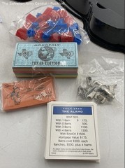 1999 Hasbro The Texas Edition Property Trading Monopoly Board Game