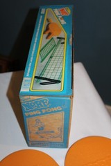 VTG 1980s Nerf Ping Pong Table Tennis Set Complete Parker Brothers Toy w Box