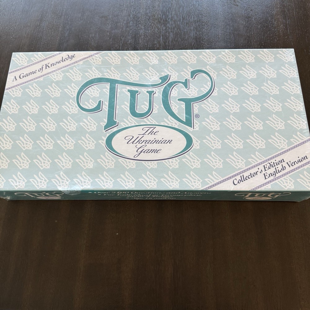 Tug the Ukranium Board Game English Edition VERY RARE NEW History Ukraine Trivia