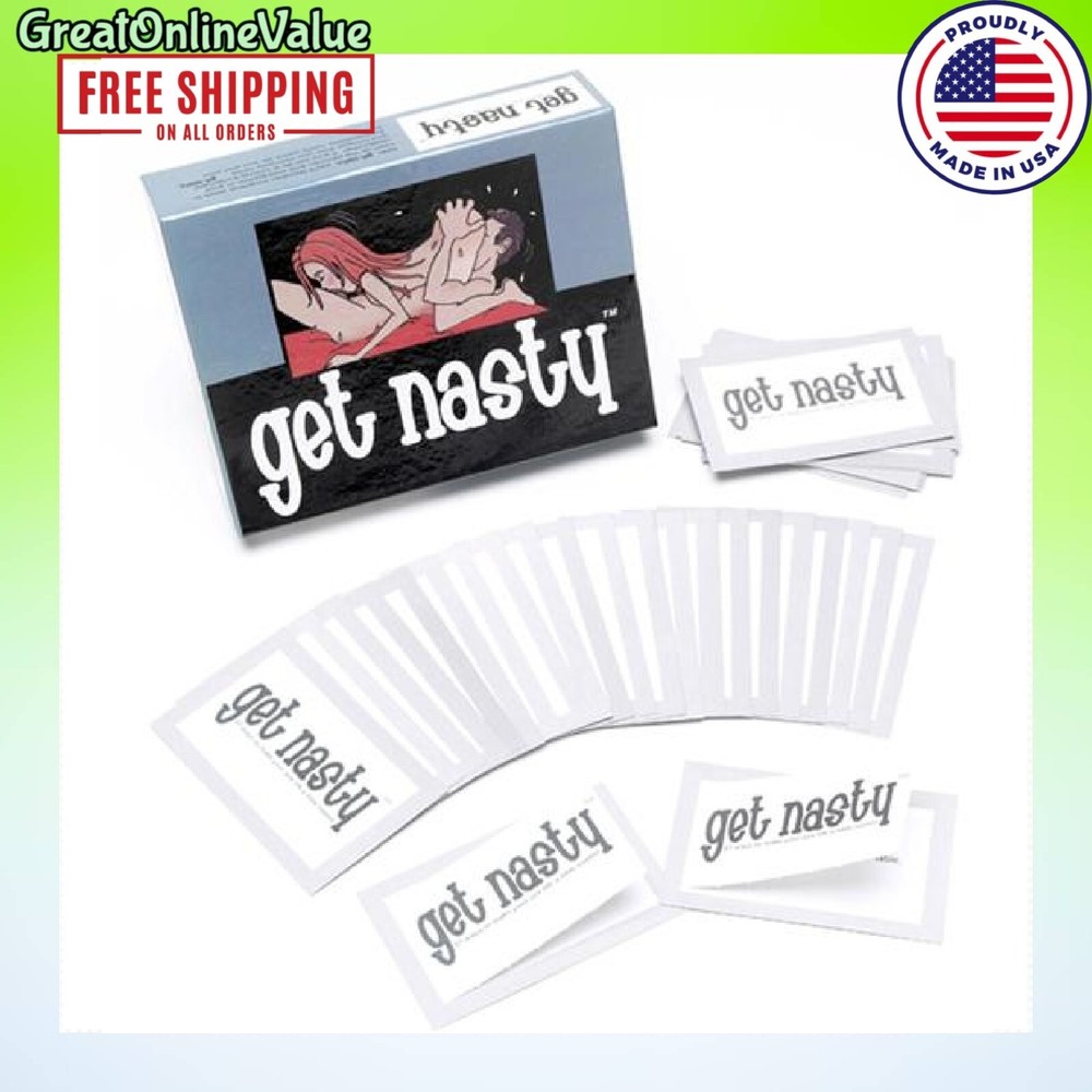 Get Nasty Sex Couples Board Game Kinky Fantasy Romance Adult Gift NEW