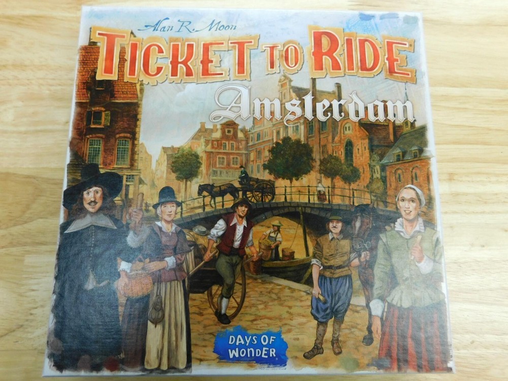 DoW Ticket to Ride Amsterdam in opened but complete and in great shape